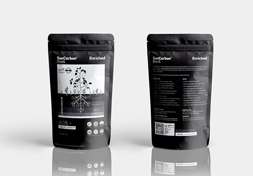 SunCarbon Black | Biochar Soil Amendment | 60%+ Organic Carbon | ECOCERT Certified