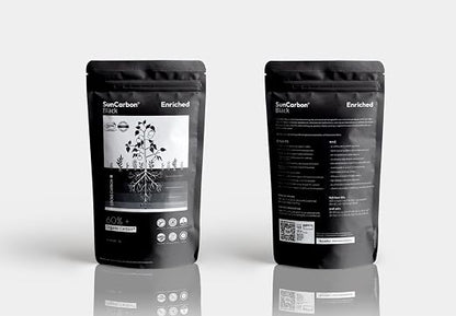 SunCarbon Black | Biochar Soil Amendment | 60%+ Organic Carbon | ECOCERT Certified